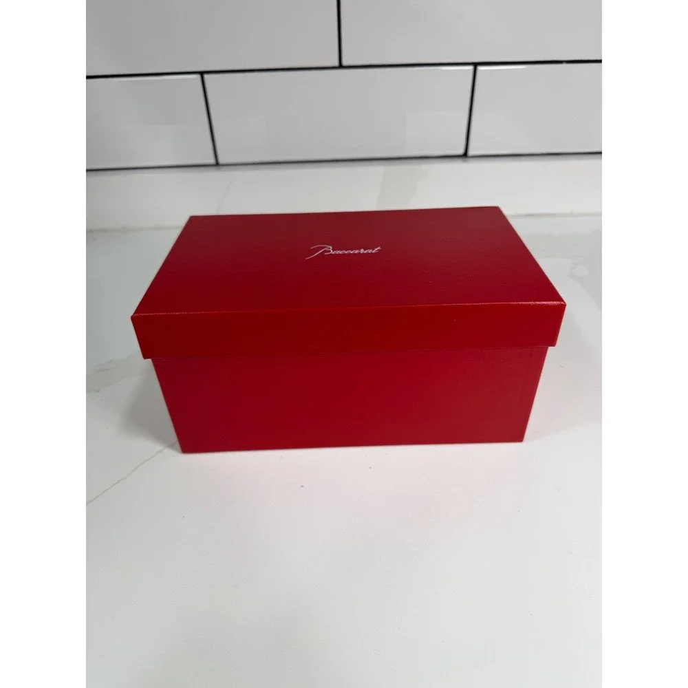 Baccarat Red Empty Gift Presentation Storage Box 10